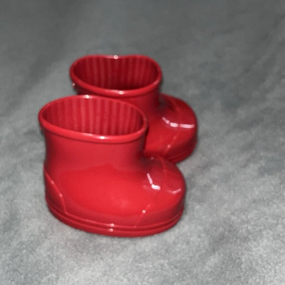 Build-A-Bear BAB Red‎ Rubber Rain Boots Bear Accessory